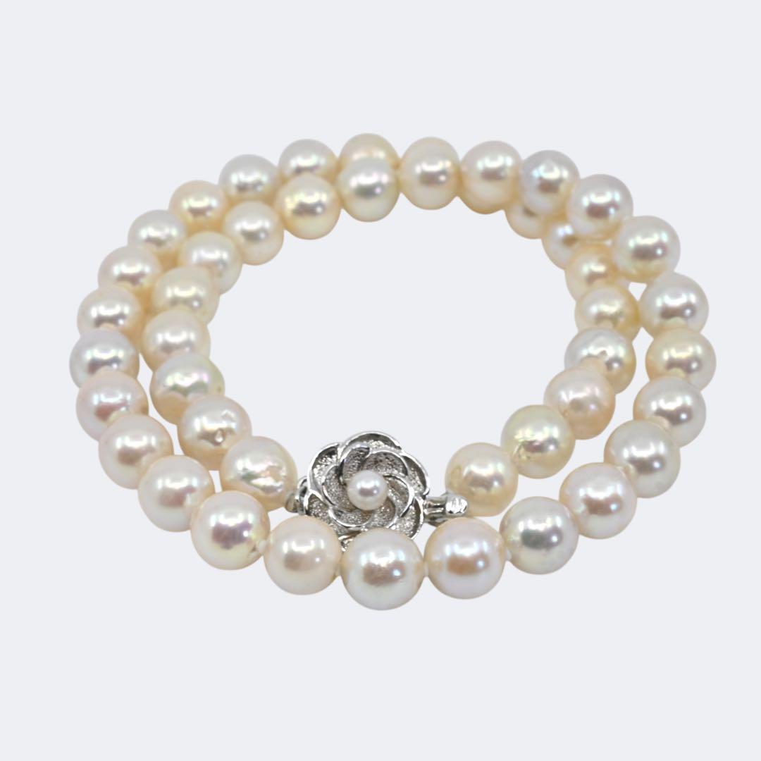 【最高峰】アコヤ　特大　大珠　パール　本真珠　ネックレス　9.5mm