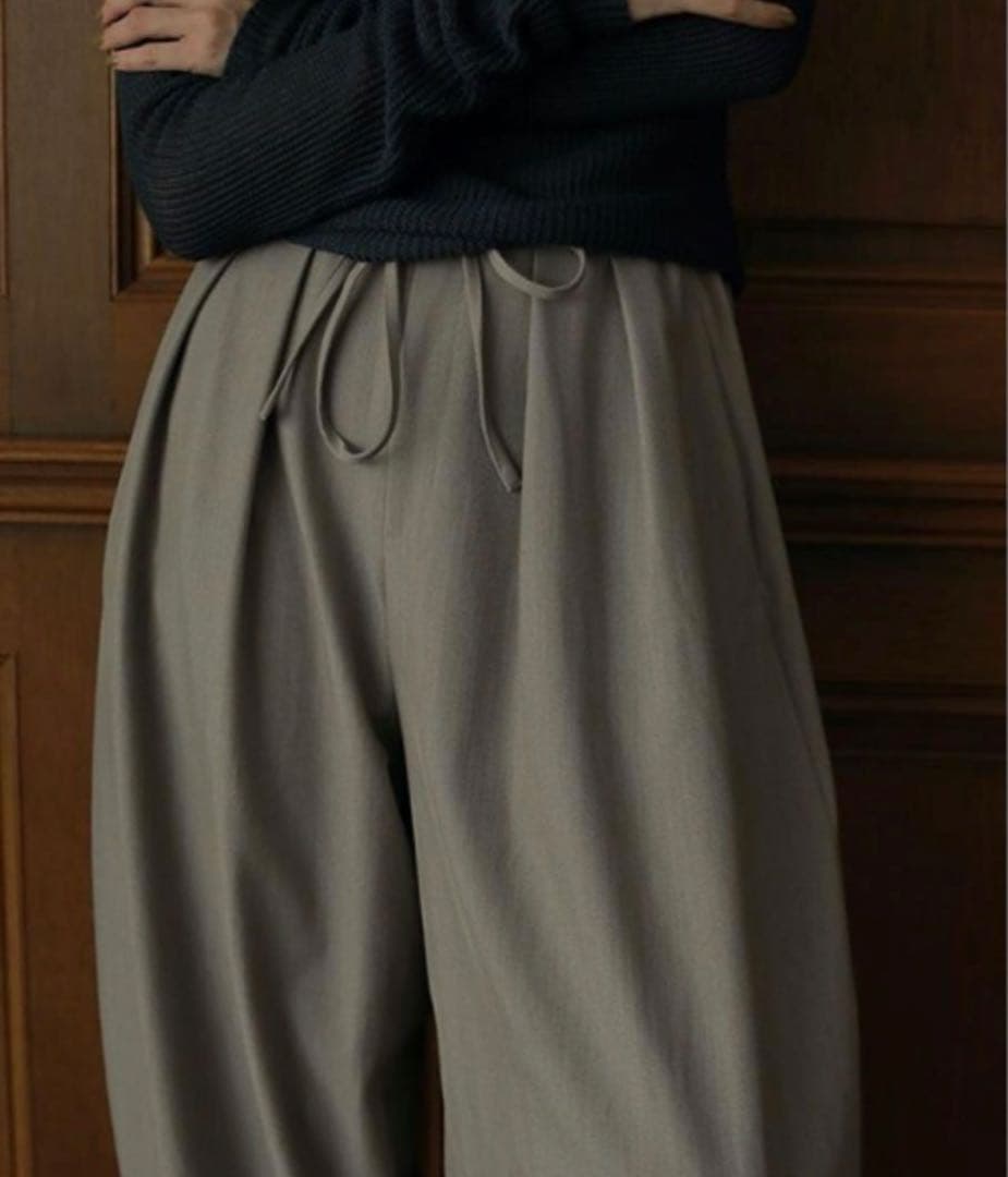 etretokyo キャバルリーツイルワイドパンツ