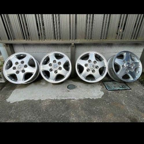 日産 E25キャラバン 純正アルミホイール15インチ 4個セット