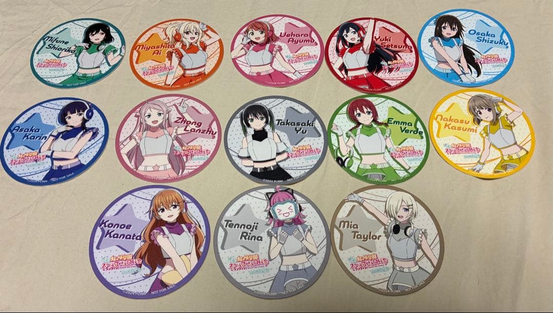 虹ヶ咲 京都駅ビル コラボ コースター 第2弾 全13種