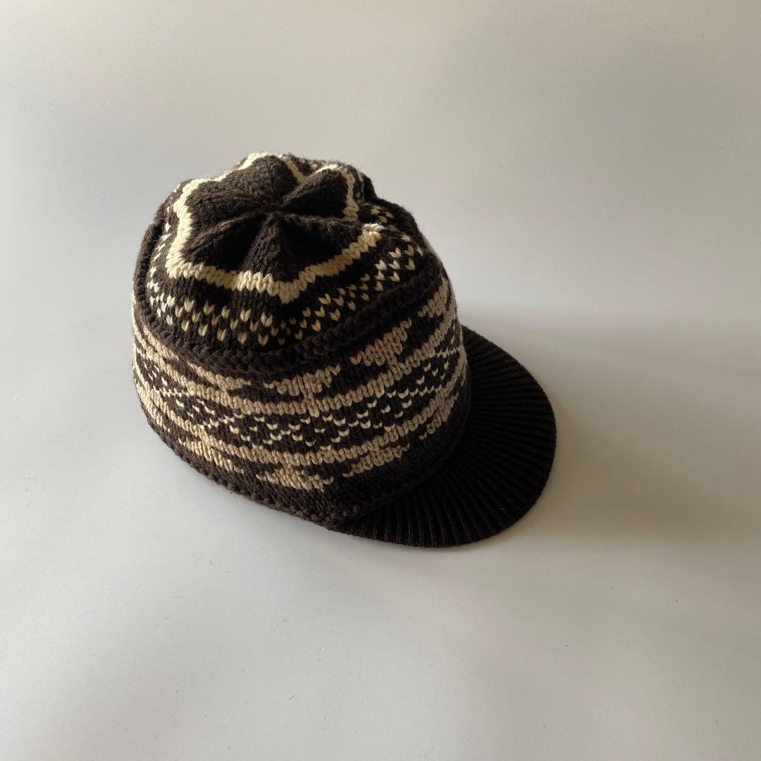 ヨウジヤマモト Yohji Yamamoto ウール ニットキャスケット 帽子