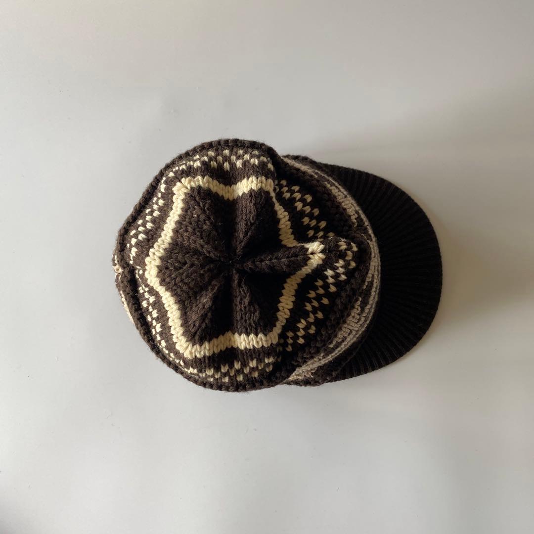 ヨウジヤマモト Yohji Yamamoto ウール ニットキャスケット 帽子