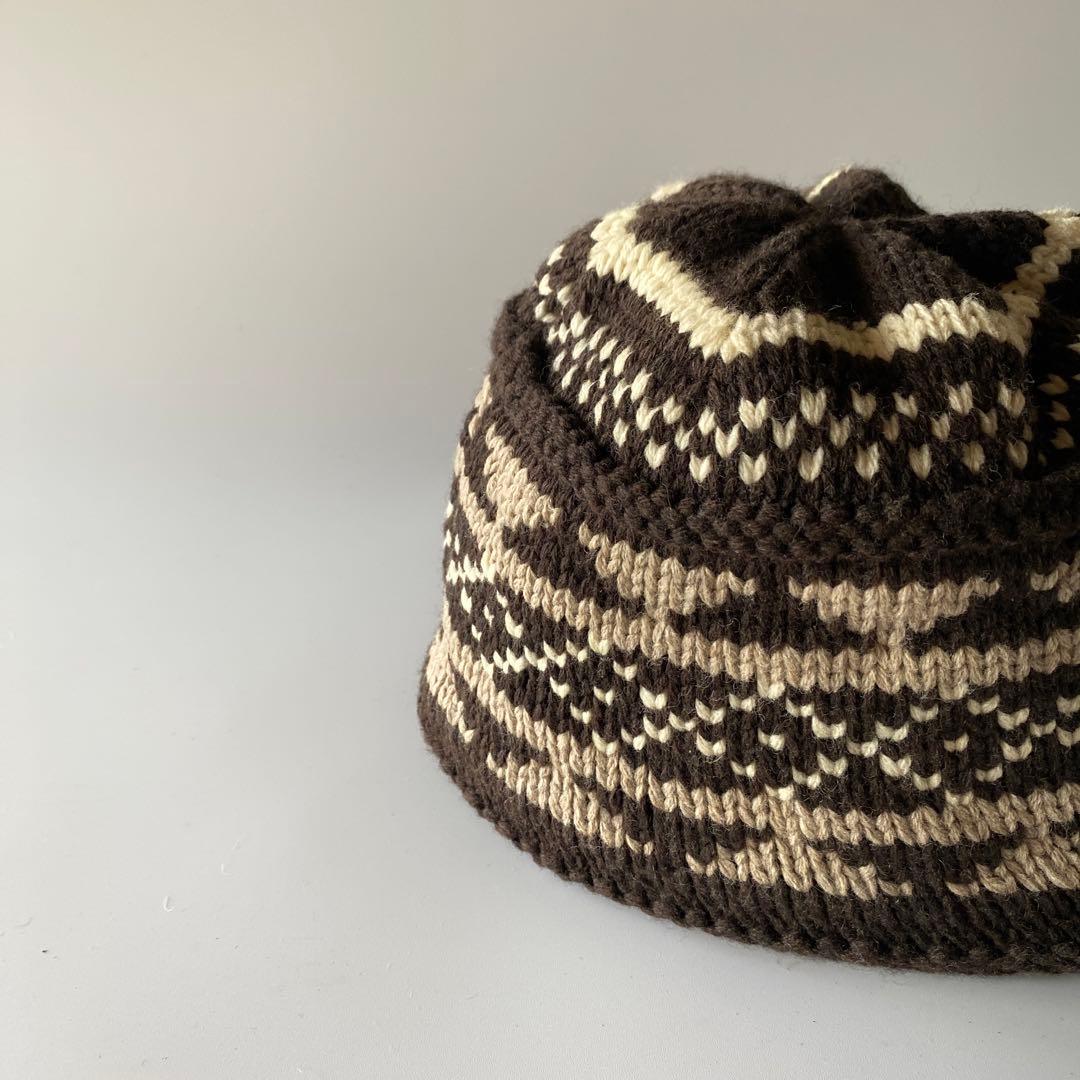 ヨウジヤマモト Yohji Yamamoto ウール ニットキャスケット 帽子