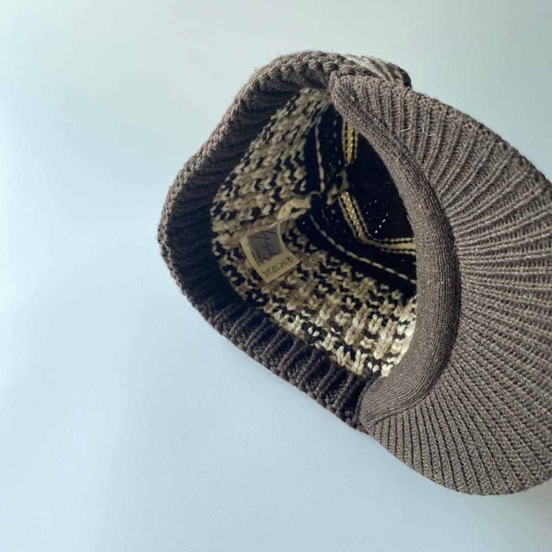 ヨウジヤマモト Yohji Yamamoto ウール ニットキャスケット 帽子