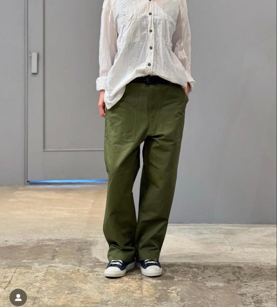 パンツ HTS COTTON/LINEN KERSEY BAKER PANTS
