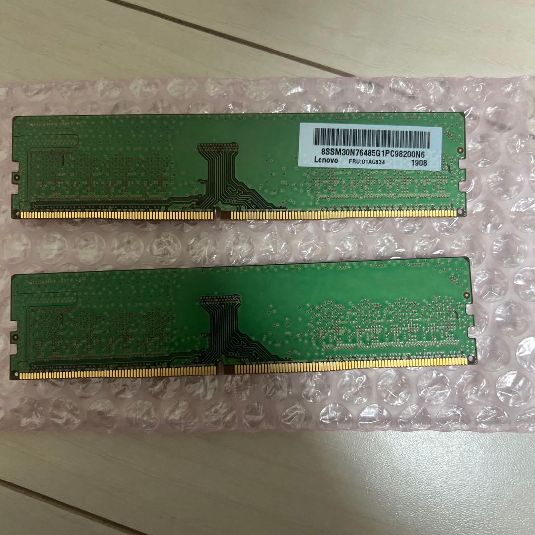 Samsung 8GB DDR4 メモリ 2枚