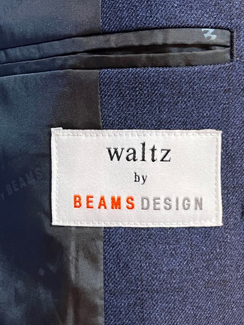 【150㎝ 】waltz by BEAMS DESIGNネイビーチェック スーツ