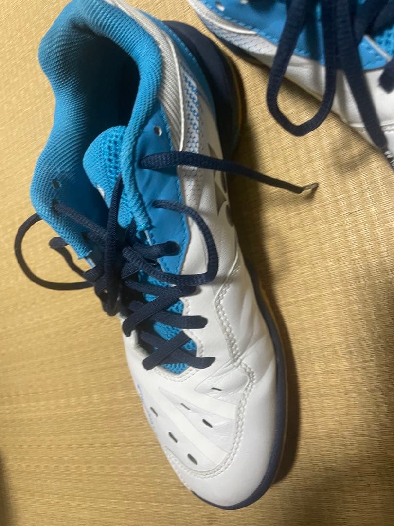 パワークッション 65Z SHB65Z3 ホワイト×ブルー26.5cm