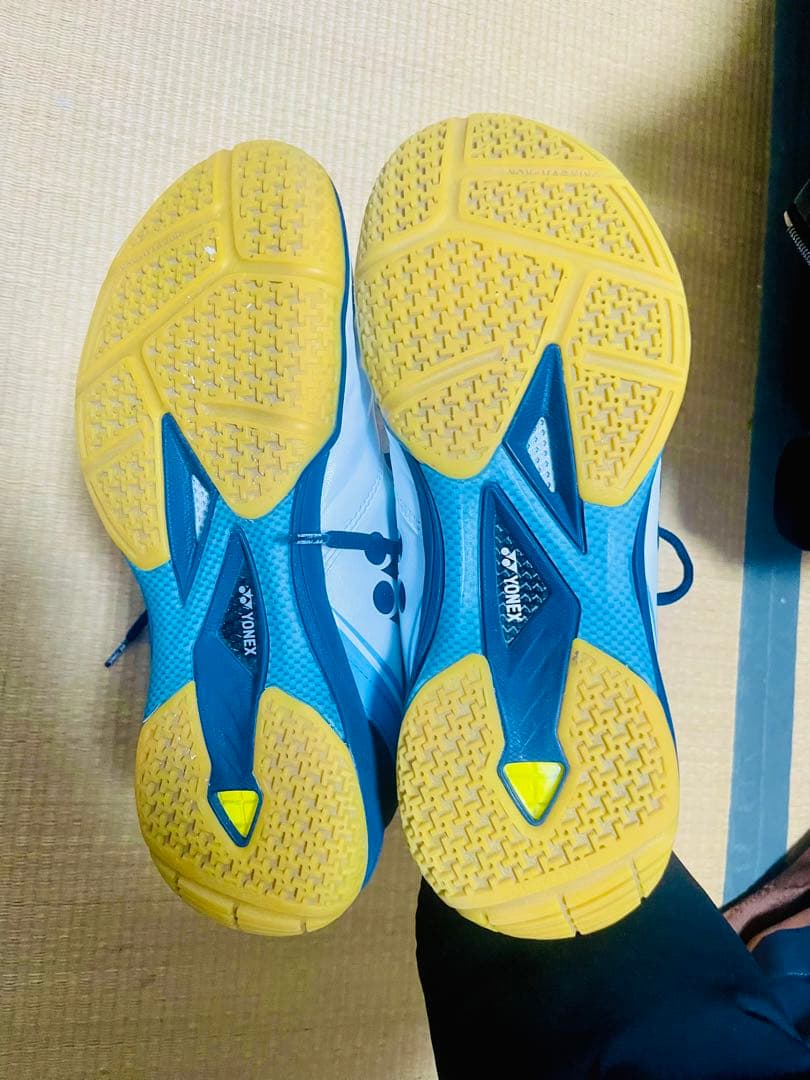 パワークッション 65Z SHB65Z3 ホワイト×ブルー26.5cm