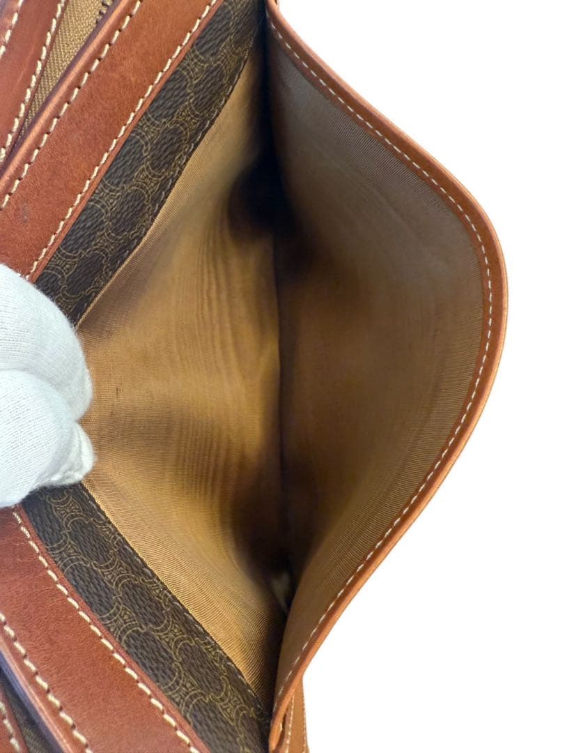 CELINE モノグラム レザー クラッチバッグ