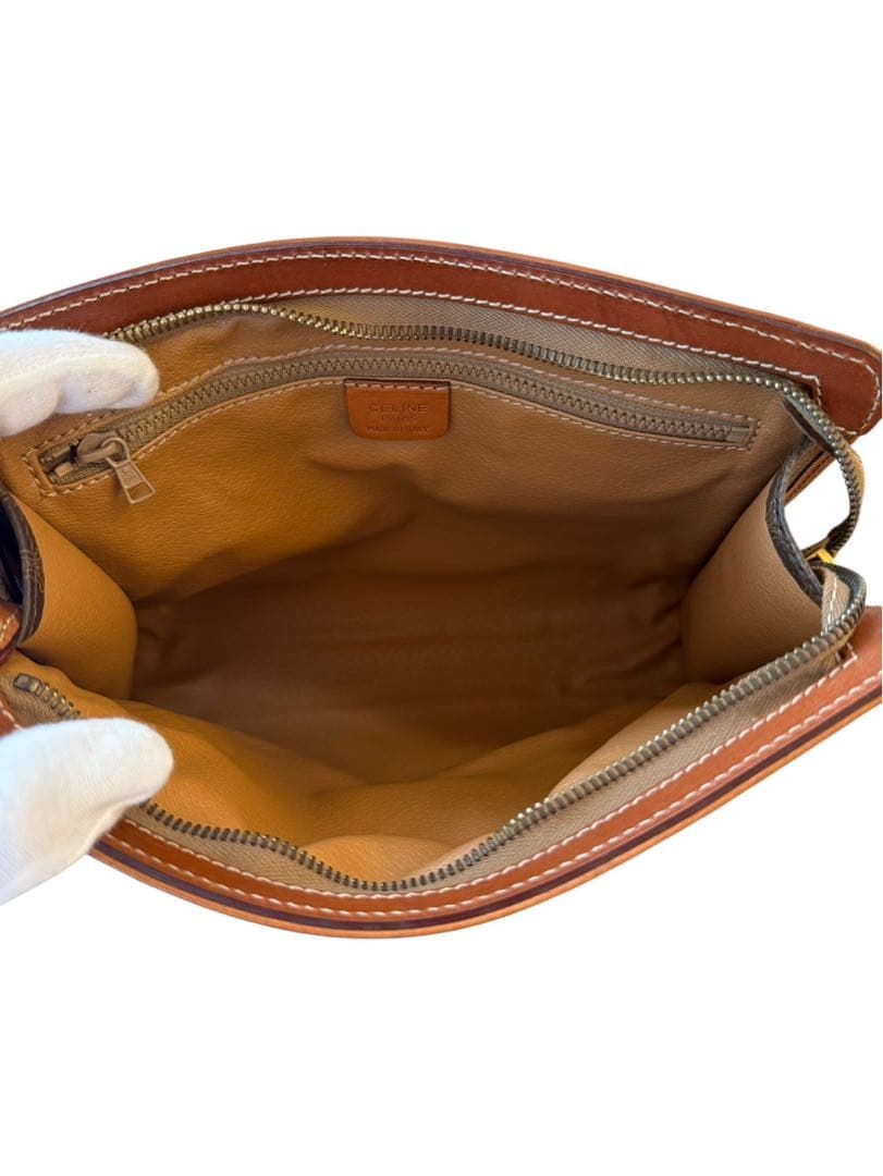 CELINE モノグラム レザー クラッチバッグ