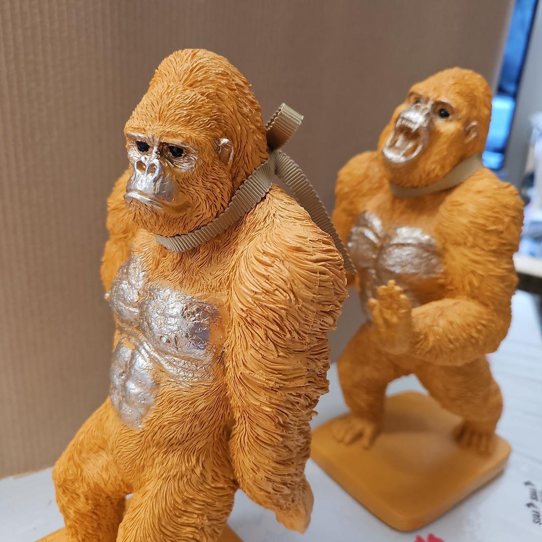 mia　ゴリラオレンジ(2/Set)　ブックエンド　新品未使用