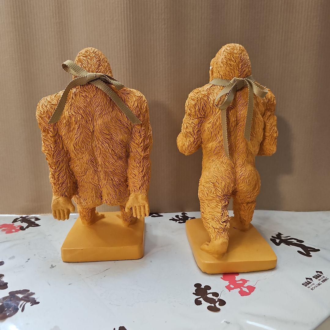 mia　ゴリラオレンジ(2/Set)　ブックエンド　新品未使用