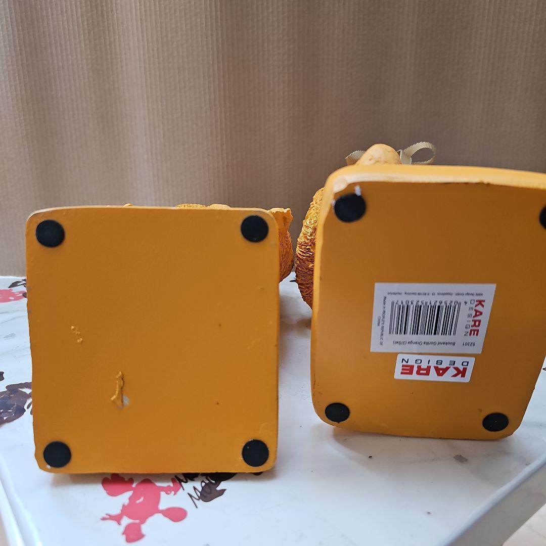 mia　ゴリラオレンジ(2/Set)　ブックエンド　新品未使用