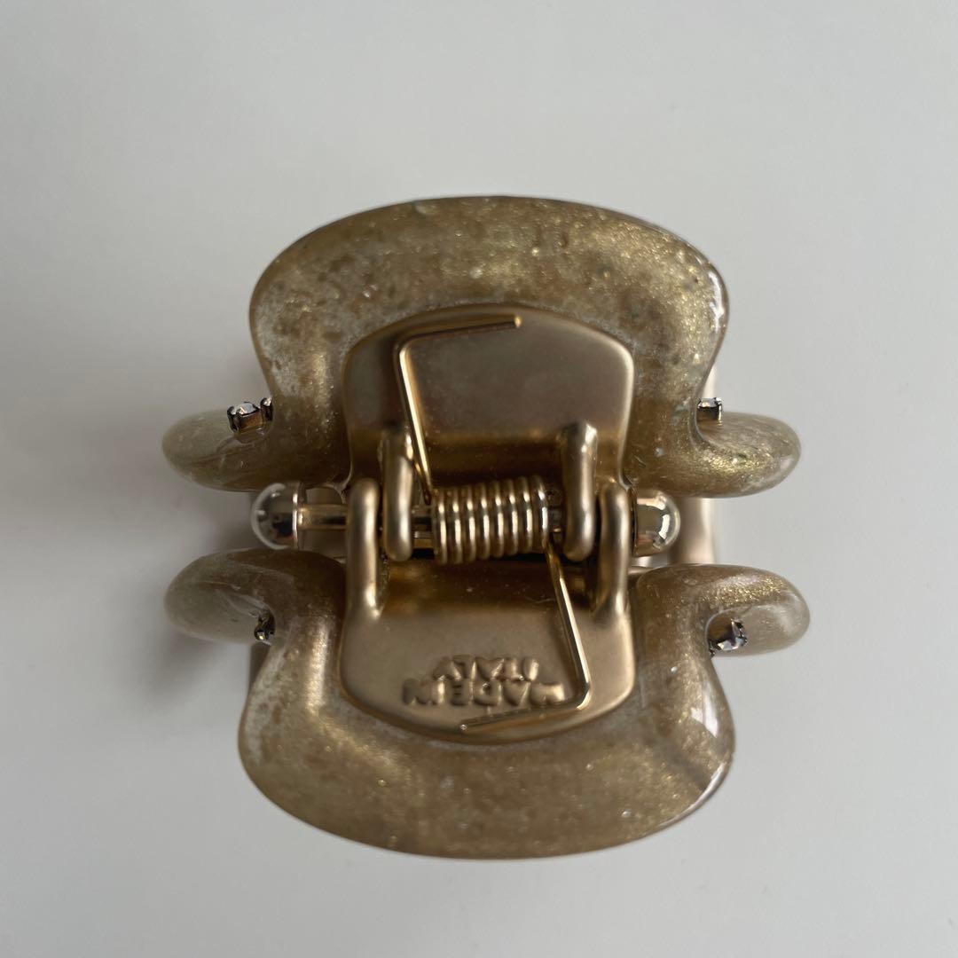 accaゴールド クレップヘアクリップ