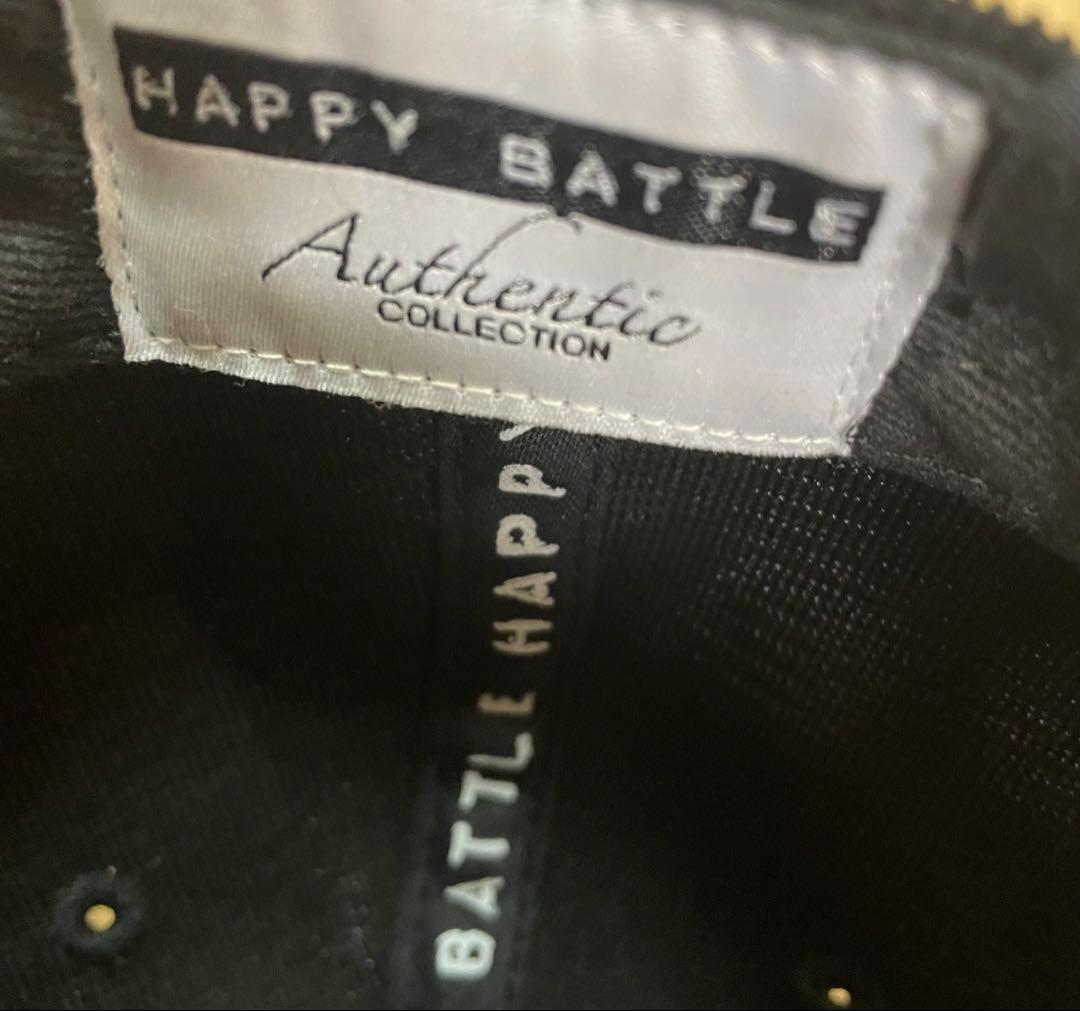 帽子 HAPPY BATTLE CORDUROY HAT BLACK/BLACK