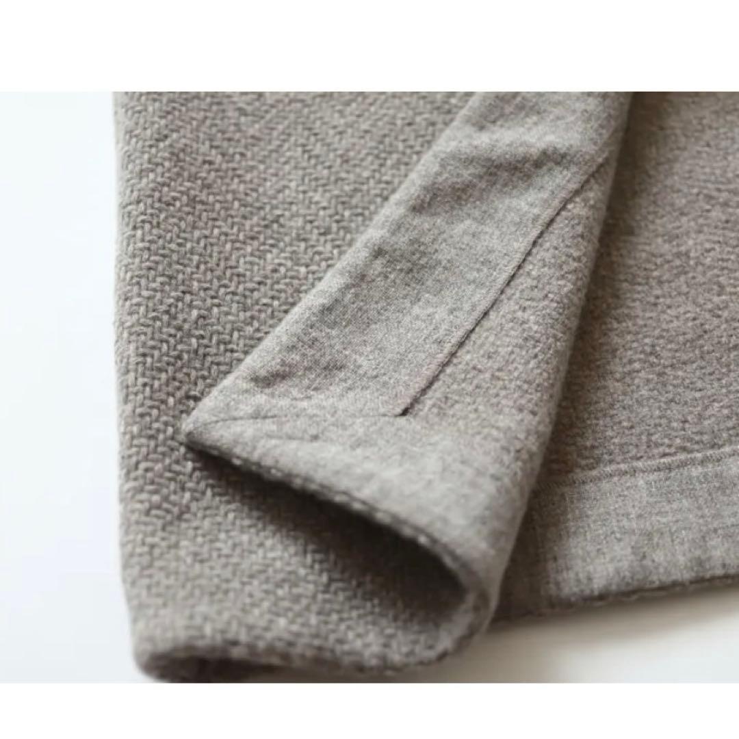 め*り様 極美品◎evam eva ウールツイードローブコート モカ