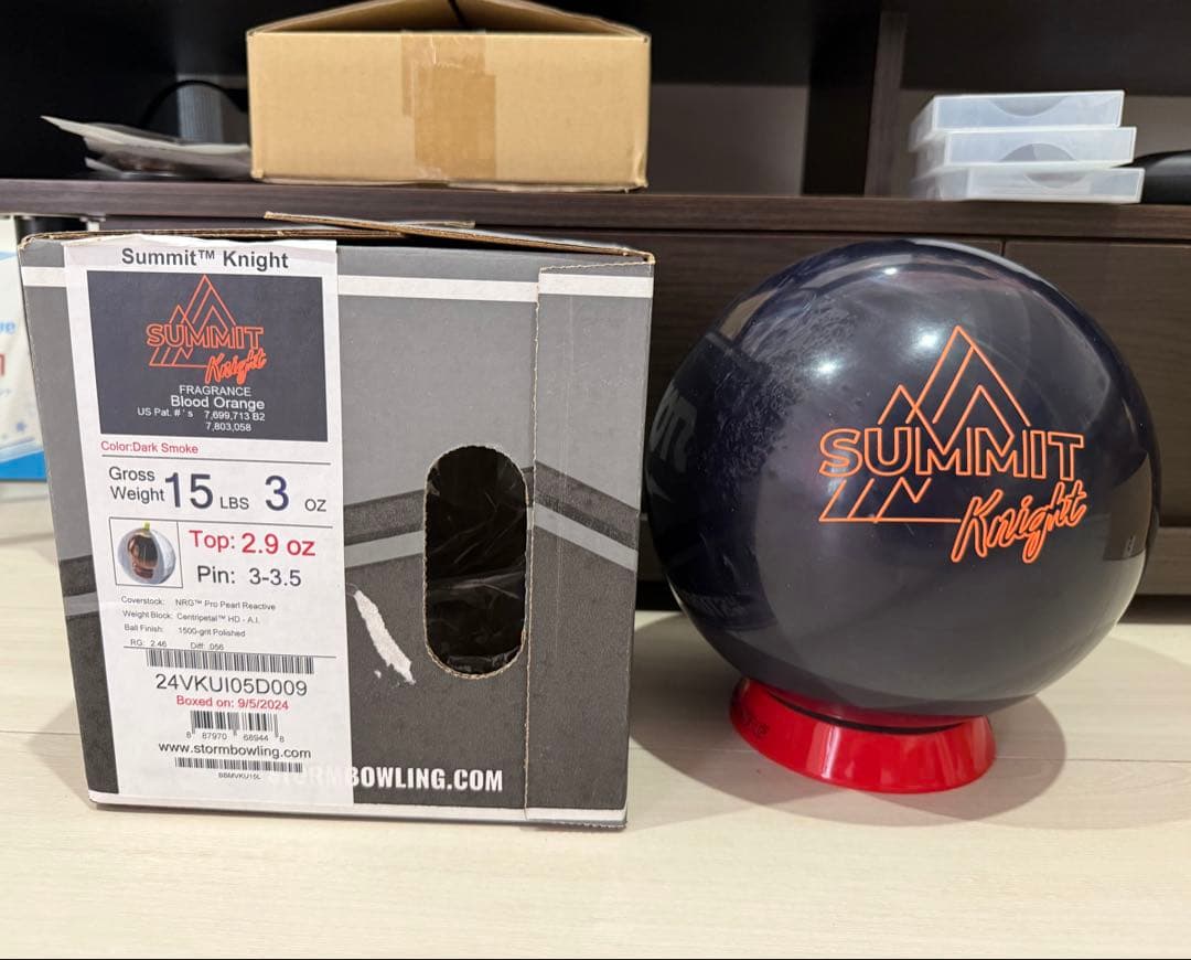 L*N様 ボウリング ストーム サミット・ナイト 新品 15ポンド 韓国限定 ボ