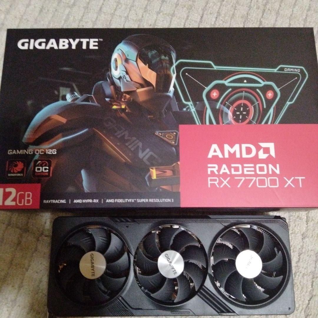 【美品】GIGABYTE Radeon RX 7700 XT OC 12GB