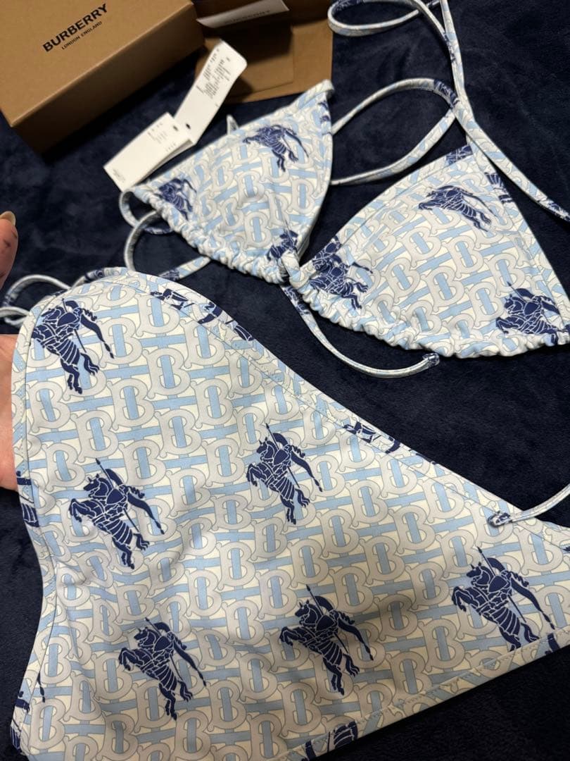 【リリ】Burberry TBモノグラム　ビキニ　希少　レア