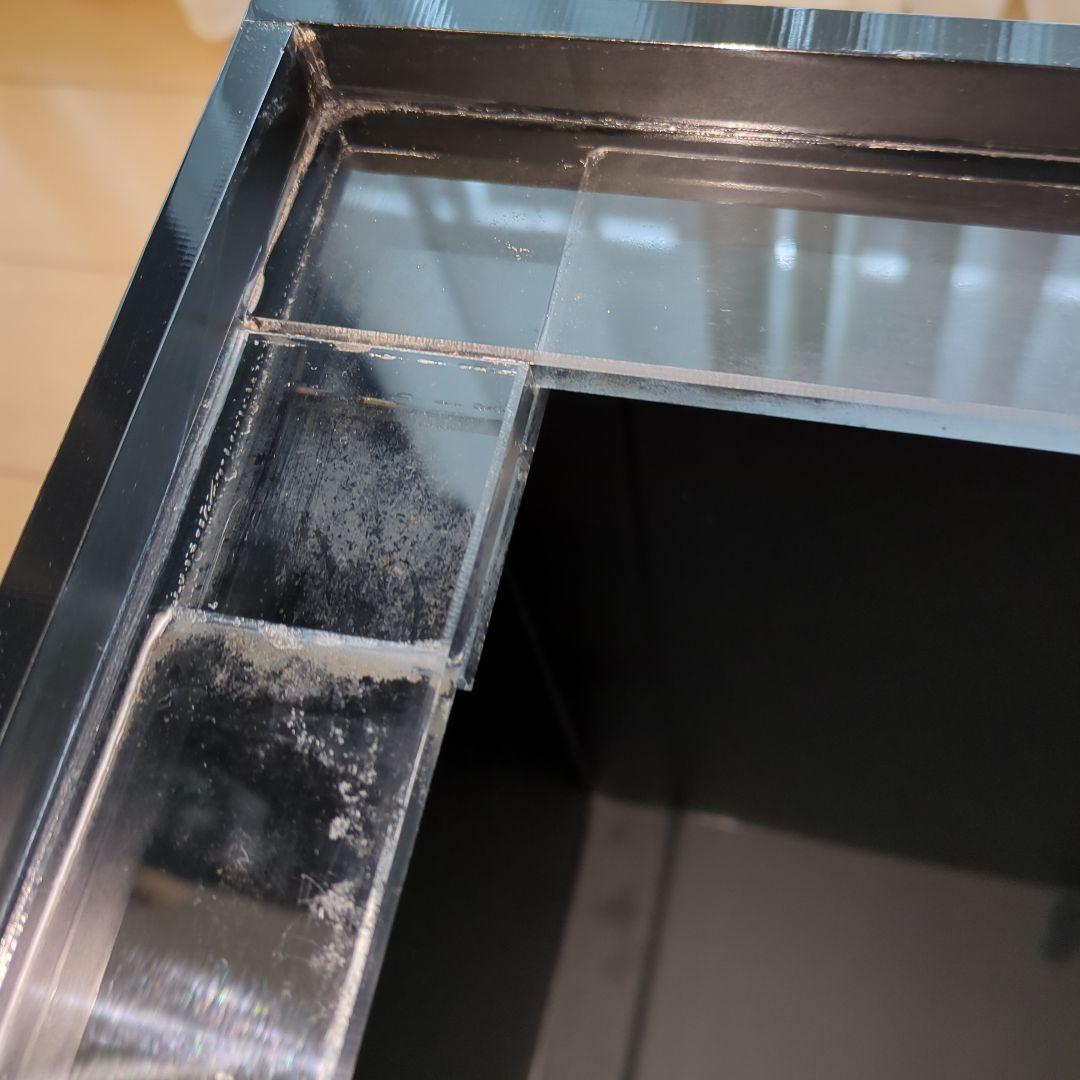 アクリル水槽　90センチ　カンテツ　四面黒アクリル　発送限定　直接引き取り不可