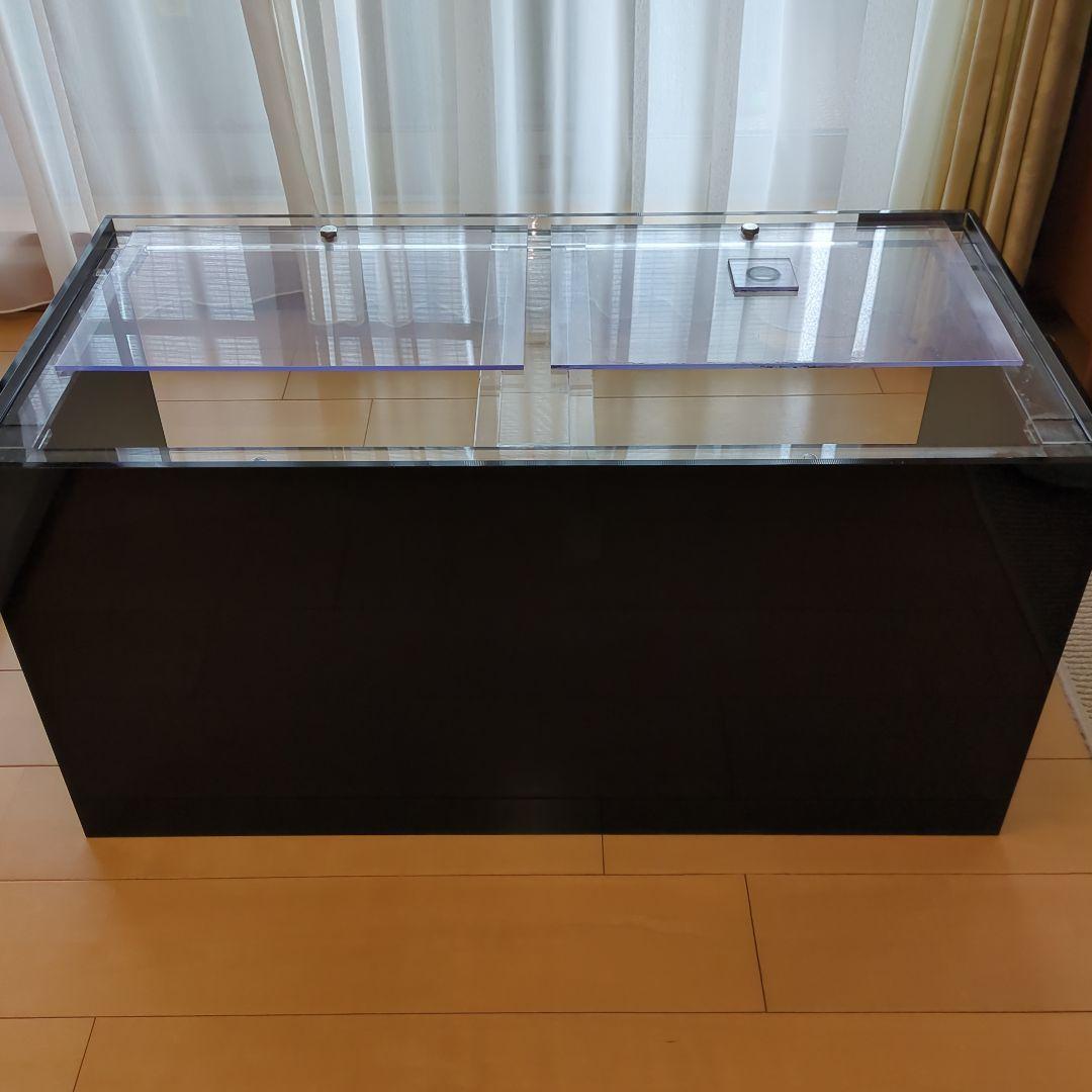 アクリル水槽　90センチ　カンテツ　四面黒アクリル　発送限定　直接引き取り不可