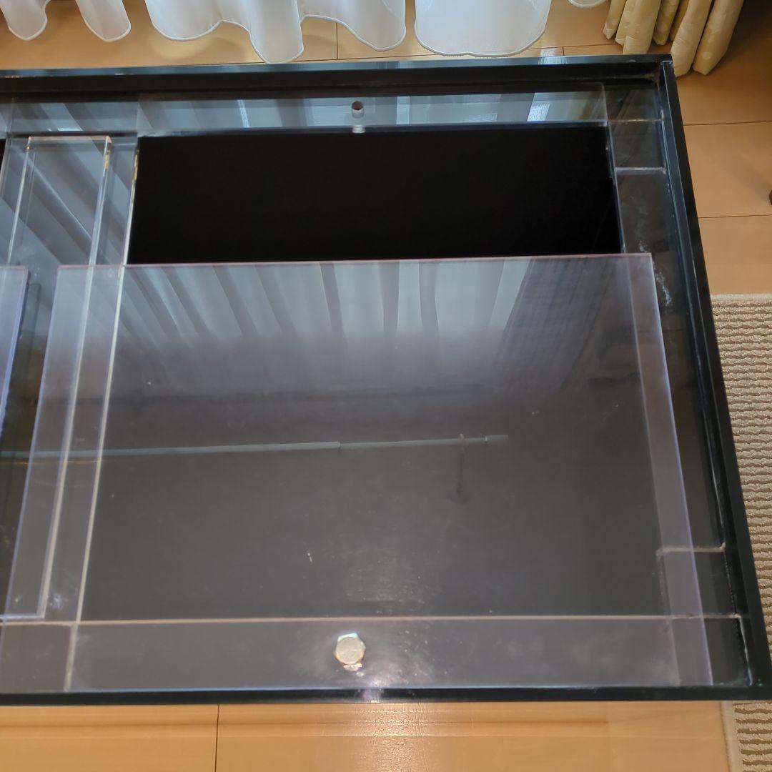 アクリル水槽　90センチ　カンテツ　四面黒アクリル　発送限定　直接引き取り不可
