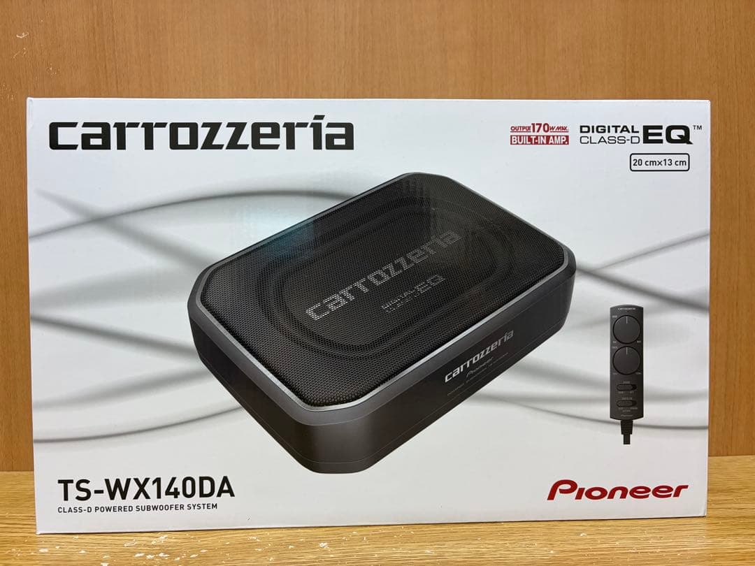 carrozzeria TS-WX140DA クラスDサブウーファー