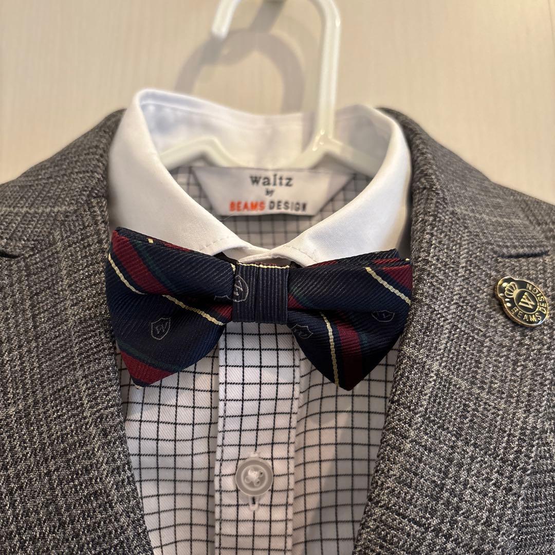 美品　BEAMS DESIGN　フォーマルスーツ　男の子　4点セット　130cm