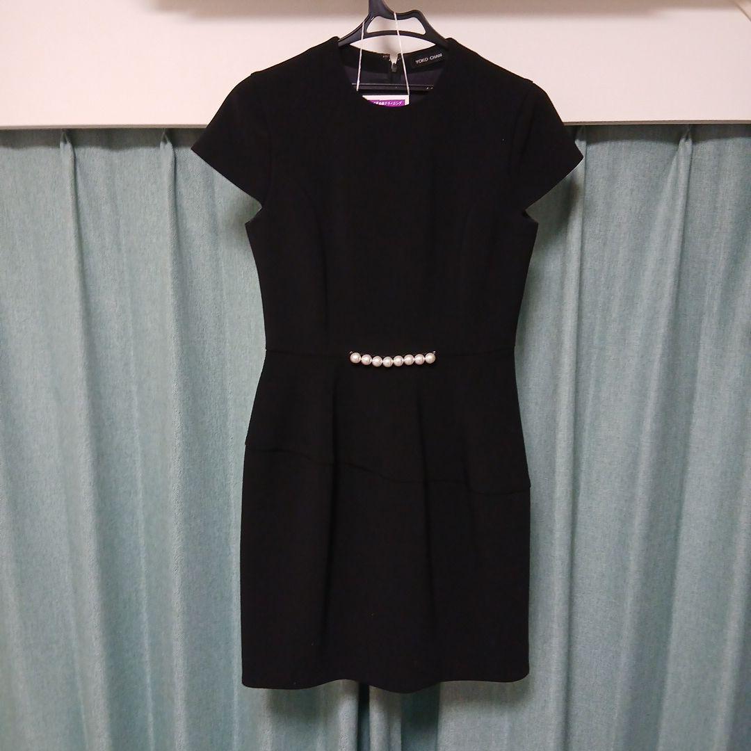 ゆ*K様 YOKO CHAN 黒 半袖 ミニワンピース