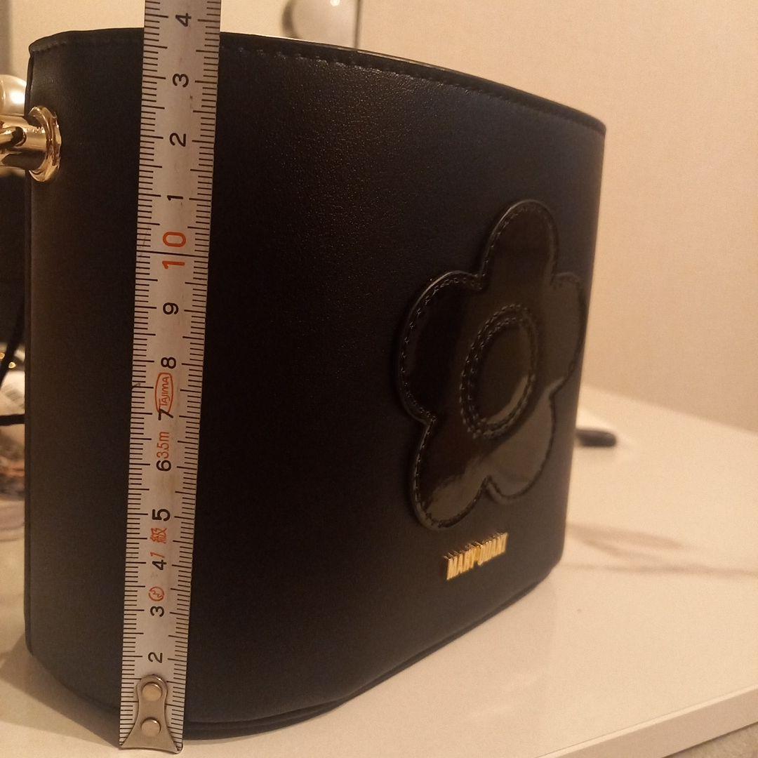 MARY QUANT パールハンドル パーティーバッグ