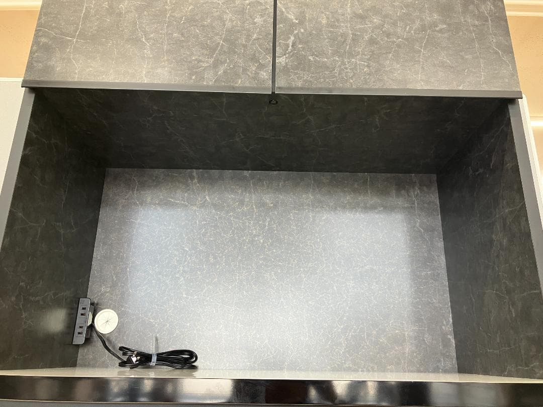 食器棚 ブラック