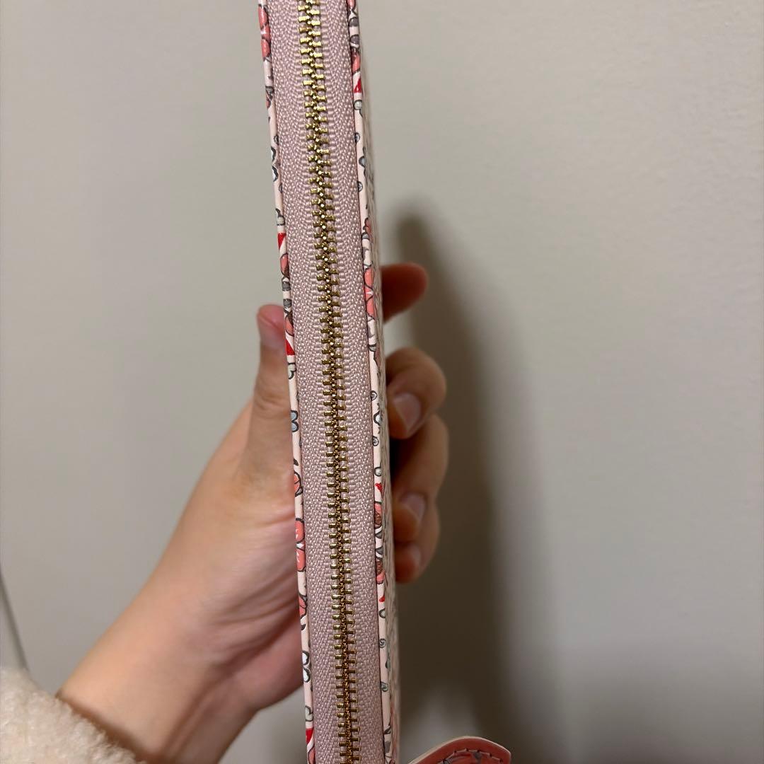 新品　浅草文庫　本革長財布　シルクロード