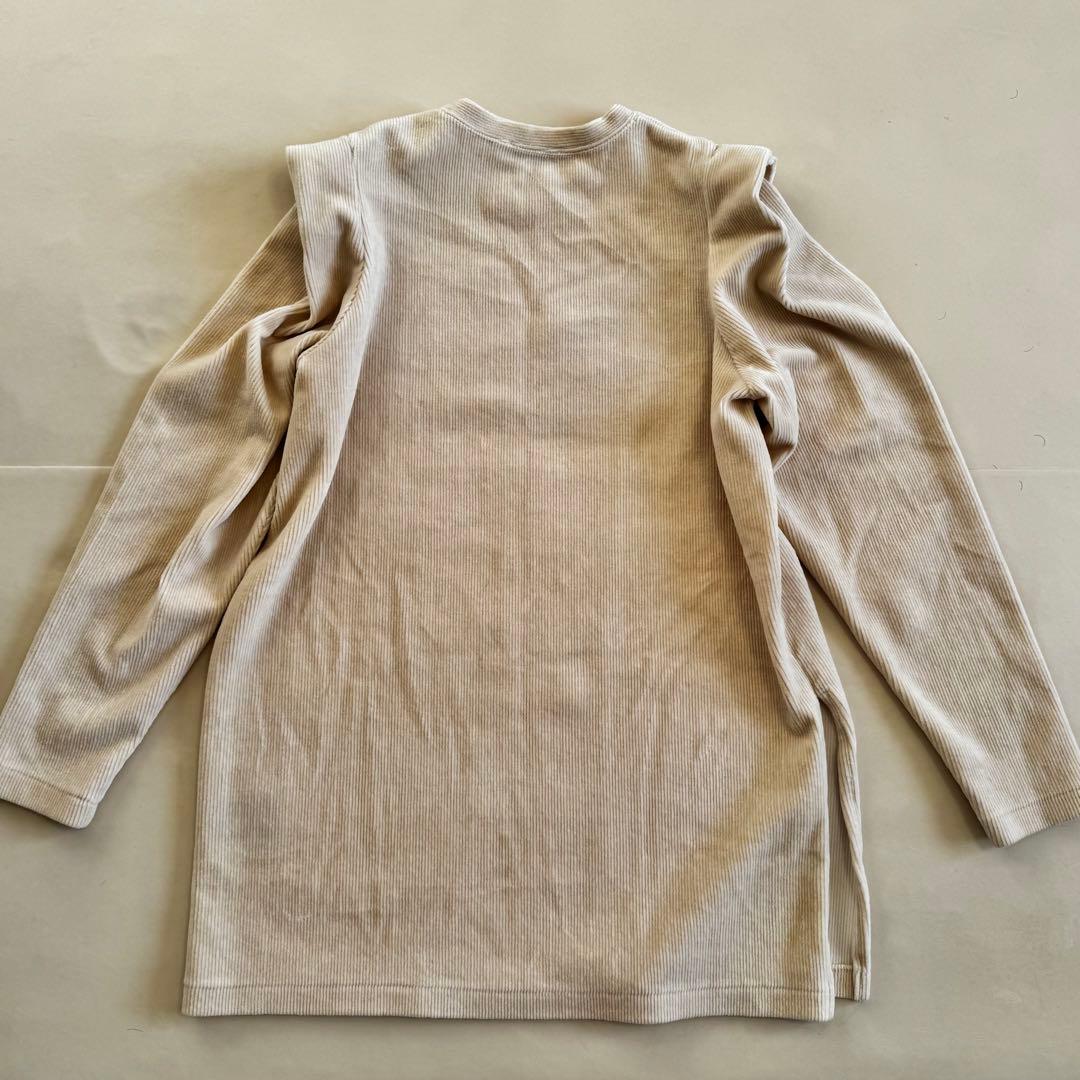 【美品✨】PHEENY コーデュロイ トップス アイボリー サイドスリット