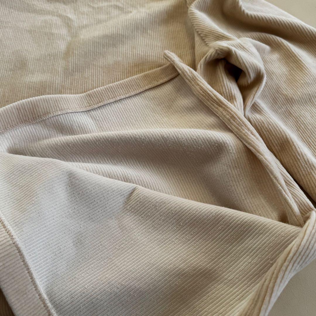 【美品✨】PHEENY コーデュロイ トップス アイボリー サイドスリット