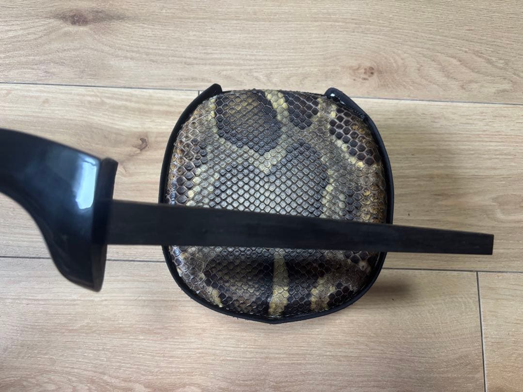 のーりーさん専用　ヘビ柄三線本体　タマイ真壁型