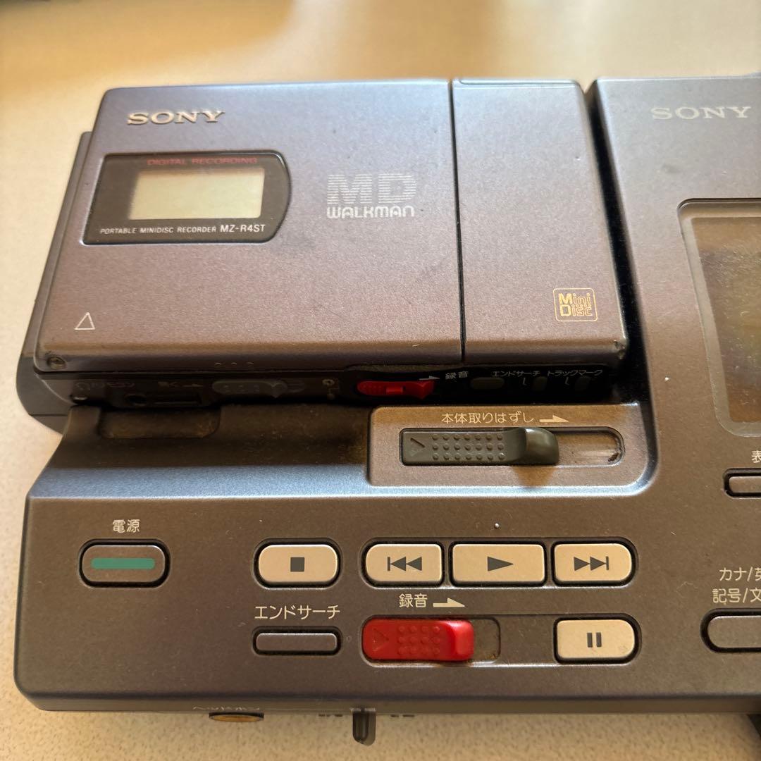 週末値下げ【ジャンク品】MDステーション SONY MZ-R4ST