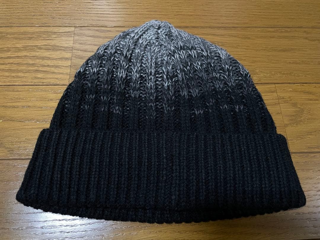帽子 MLVINCE CLASSIC LOGO RIBBED BEANIE BLACK