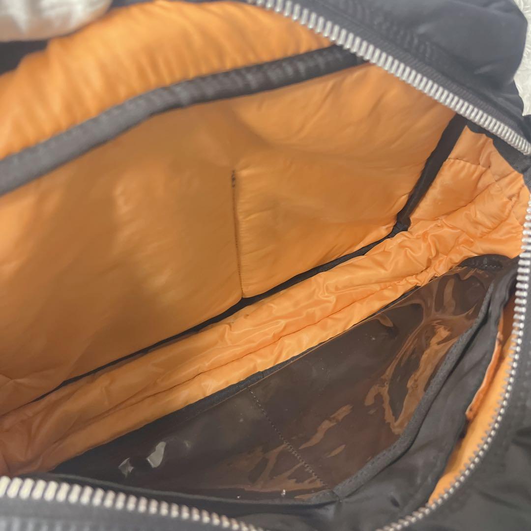 美品 ポーター タンカー XL 二層式 ショルダーバッグ ブラック 大容量 黒