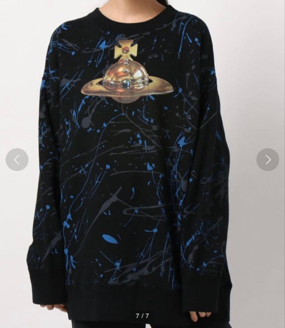 Vivienne Westwood ORBプリント　プルオ－バ－スウェット