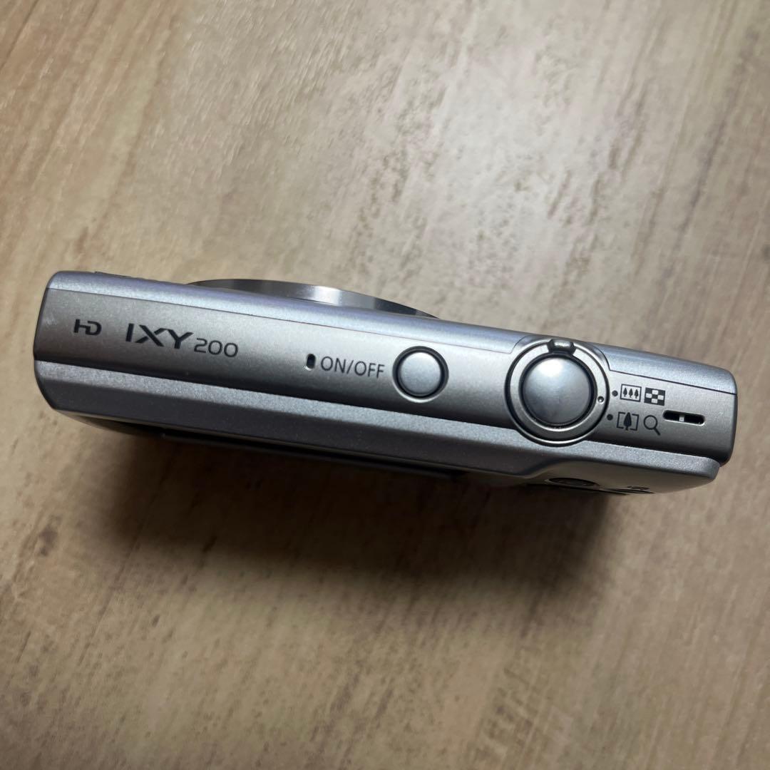 【動作確認済】Canon IXY 200 コンパクトデジタルカメラ　シルバー