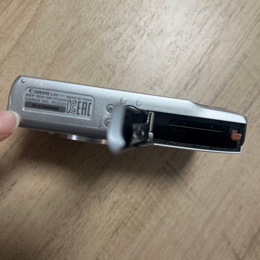 【動作確認済】Canon IXY 200 コンパクトデジタルカメラ　シルバー