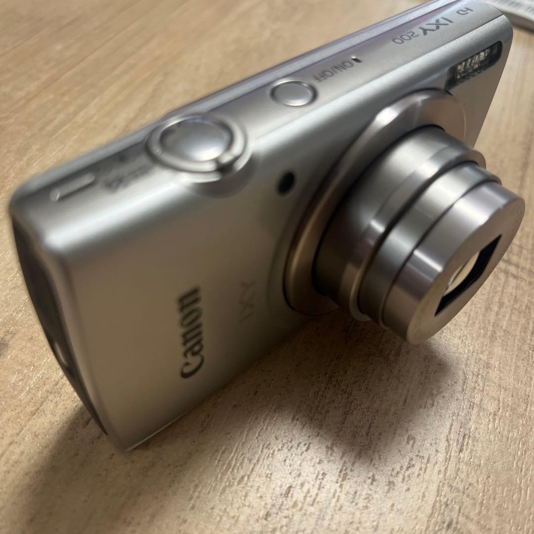 【動作確認済】Canon IXY 200 コンパクトデジタルカメラ　シルバー