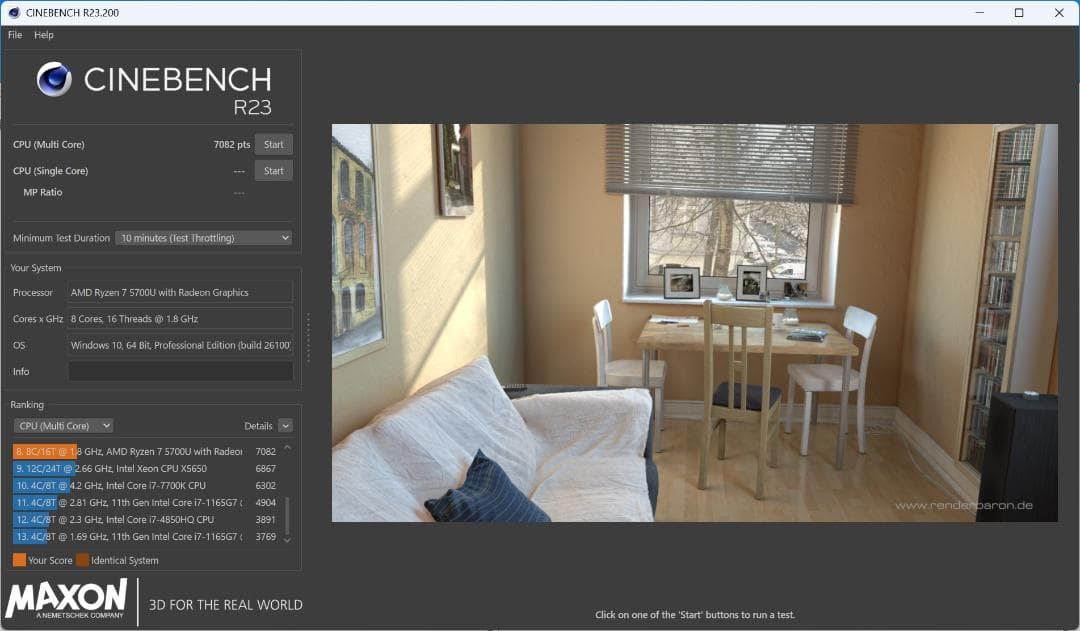 ミニPC Skybarium MN57 Ryzen7 5700U 16GB 512GB