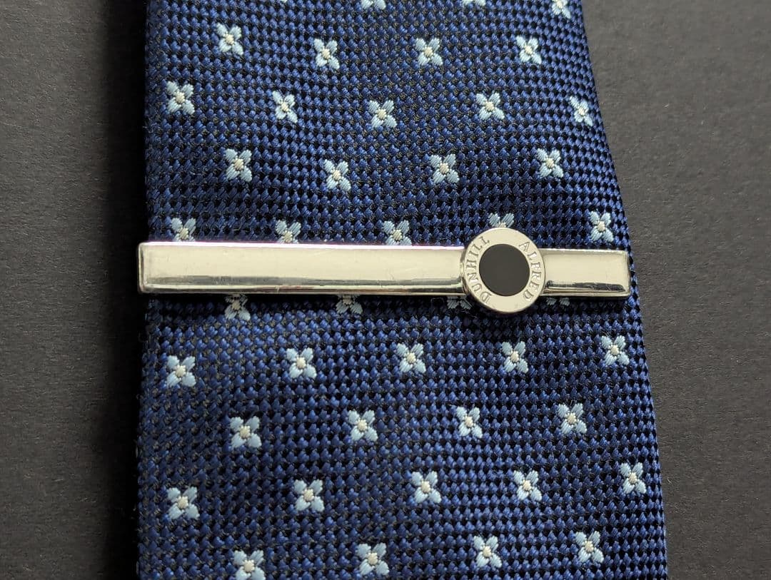 dunhill　ネクタイピン　オニキス　SILVER 925　結婚式
