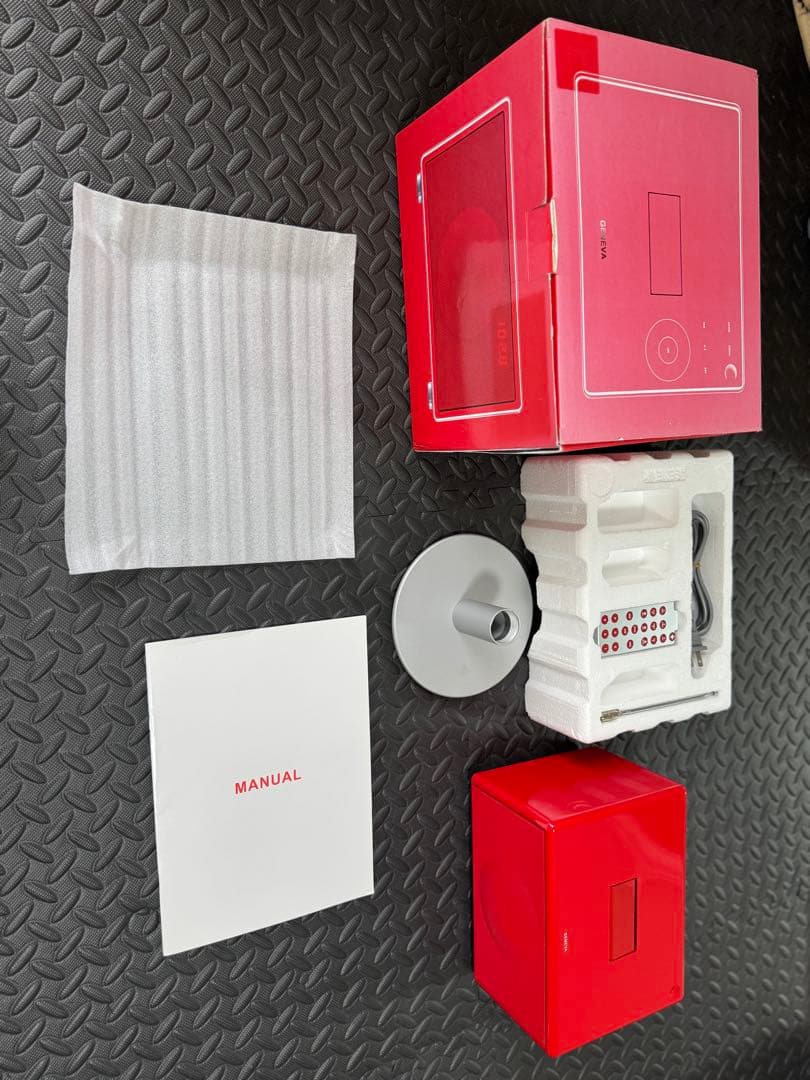 突然セールGENEVA Sound System Model Sレッドカラー・ス