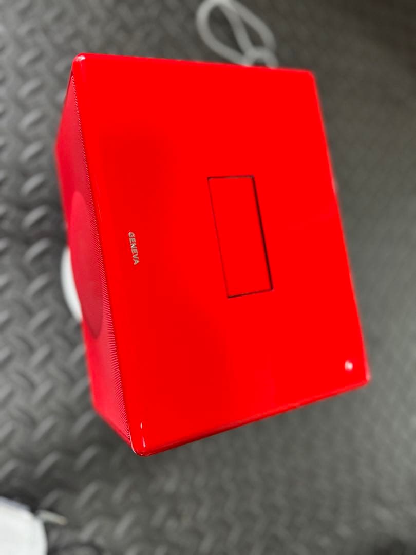 突然セールGENEVA Sound System Model Sレッドカラー・ス