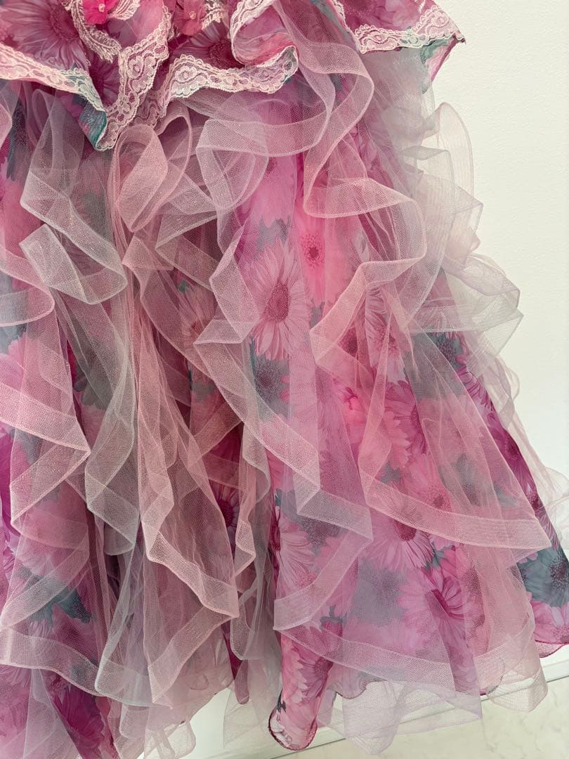 120 ドレス　ピンク　写真 スタジオ　写真館 5 アイクリア　子供　キッズ