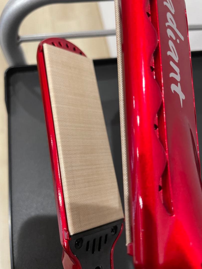 radiant ストレートヘアアイロン レッド 35mm ジャンク品