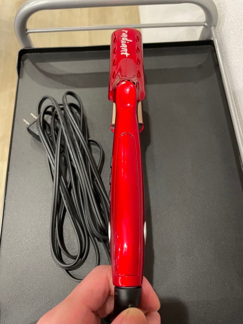 radiant ストレートヘアアイロン レッド 35mm ジャンク品